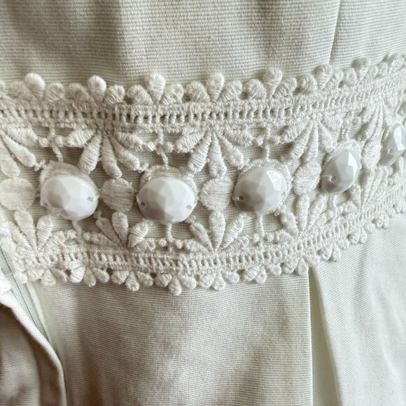Lilly Pulitzer Betsey White Cocktail Dress Size 4 Embellished Date night new - Picture 7 of 14